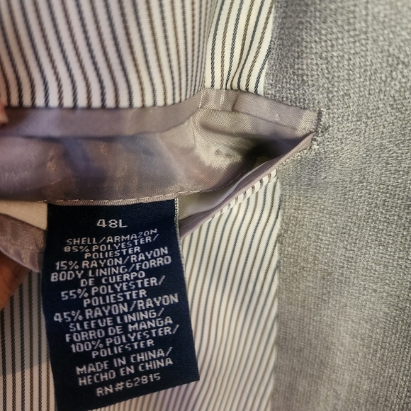 Stafford Essentials 48L Gray Blazer - Picture 5 of 7